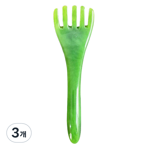 도이뮤 얼굴 두피 괄사 마사지기, 01, 3개
