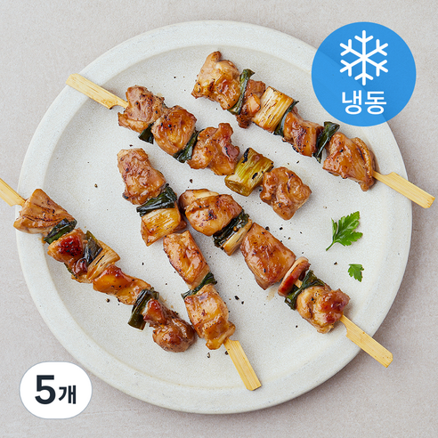 마늘간장 닭다리 파닭꼬치 (냉동), 5개, 400g