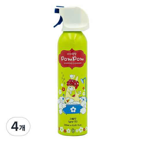 아이몽땅 유아 거품목욕 놀이 바디클렌저 그뤠잇 샤인머스켓향, 250ml, 4개