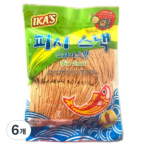 이카스 피시스낵 스파이스맛