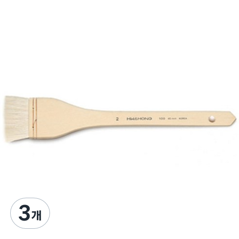 화홍 100 배경붓, 6호, 3개