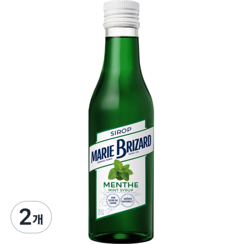 마리브리자드 민트 시럽, 250ml, 2개