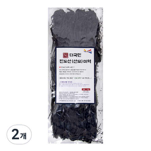 더국민 진도산 산모 미역, 140g, 2개