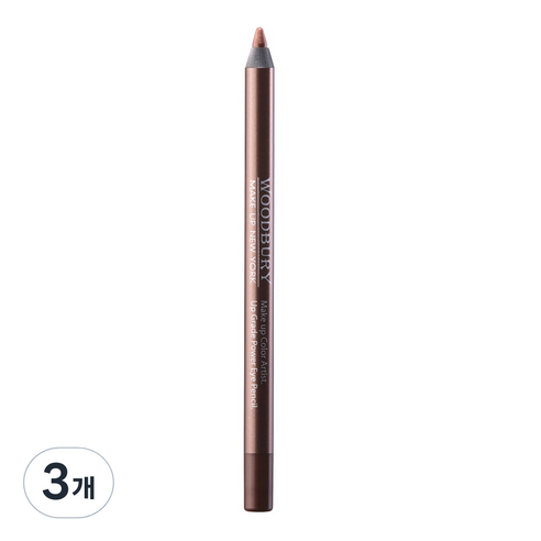 우드버리 업그레이드 아이펜슬 1.2g, 펄리브라운, 3개