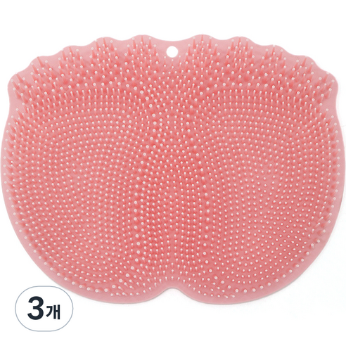 컬라피 풋브러쉬 매트 핑크 325g, 1개입, 3개