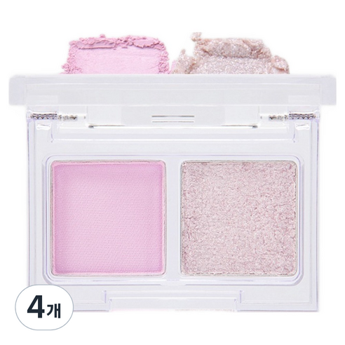 태그 글림 온 아이팔레트, 3호 엔젤릭 핑크, 4개