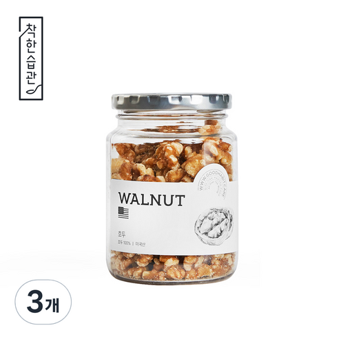 착한습관 호두, 150g, 3개