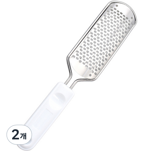 정월나나 발뒤꿈치 각질 제거기 화이트, 1개입, 2개