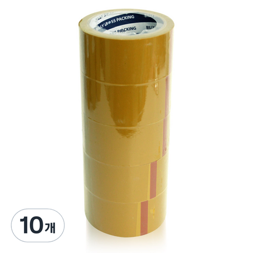 빅드림 THE 튼튼한 박스테이프 중포장용 63MIC 48mm x 40m, 미색, 10개