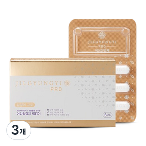질경이 프로 여성청결제 6p, 3.6g, 3개