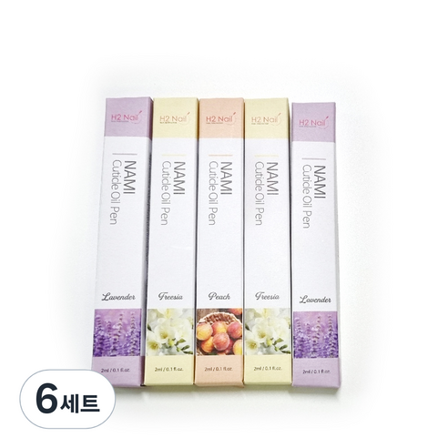 오일펜 5종 세트, 2ml, 6세트
