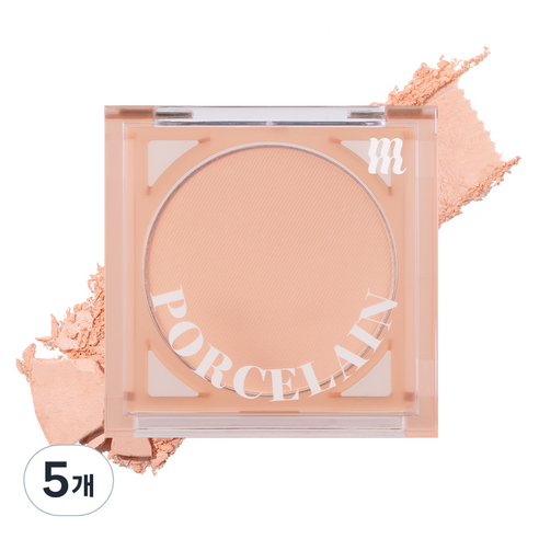 머지 포셀린 치크 블러셔 4.2g, 스터닝 코랄, 5개