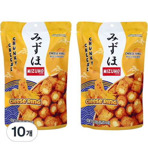 미즈호 치즈링, 45g, 10개