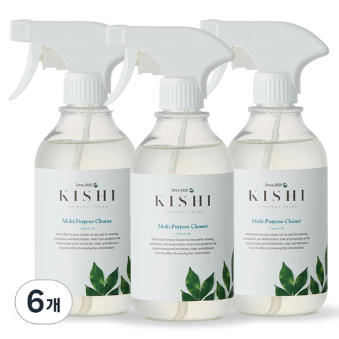 키쉬 프리미엄 다목적 크리너, 300ml, 6개