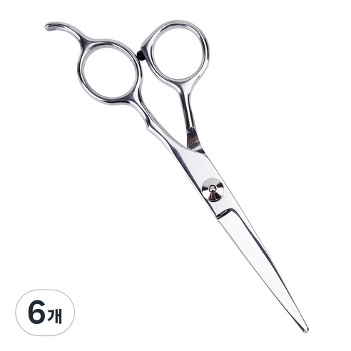 코멧 홈 헤어 미용가위 실버, 6개