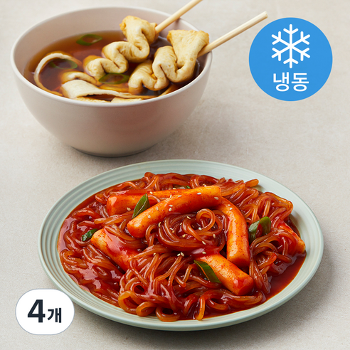 어나더테이블 쫄볶이와 어묵탕 밀키트 (냉동), 579g, 4개
