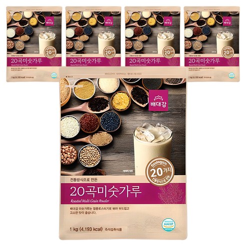 배대감 20곡 미숫가루, 1kg, 5개