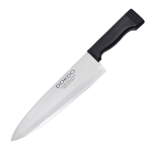 DOKDO 민자 칼라 식도, 검정, 1개