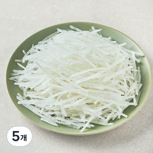 무채, 500g, 1개입, 5개