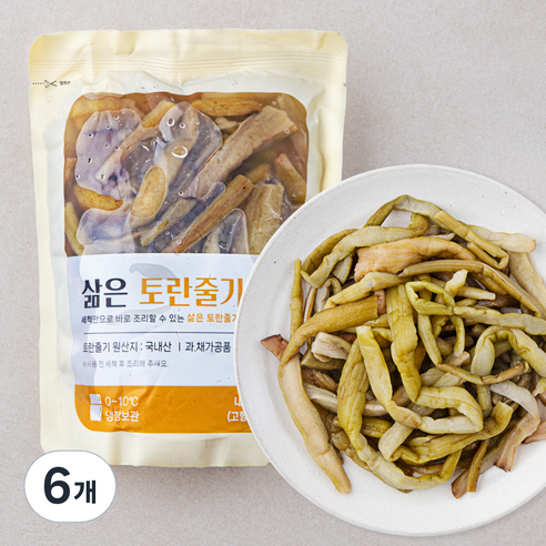 초록들 삶은 토란줄기, 400g, 6개