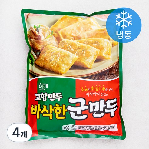고향만두 바삭한 군만두 (냉동), 1.3kg, 4개