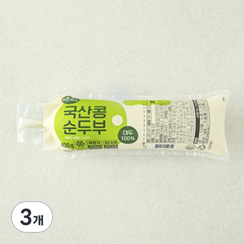 맑은물에 참좋은 순두부, 400g, 3개