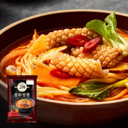 늦은 밤 짬뽕, 간편하게 즐기자! 고메 중화짬뽕 솔직 후기