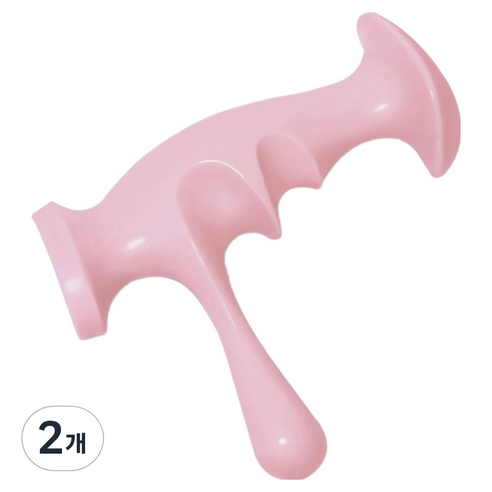 앙멧 바디 마사지 지압봉, 2개, 핑크