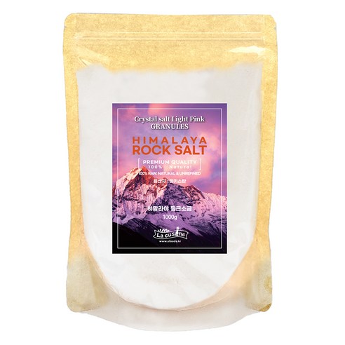 라쿠진 히말라야 핑크소금 fine, 1kg, 1개