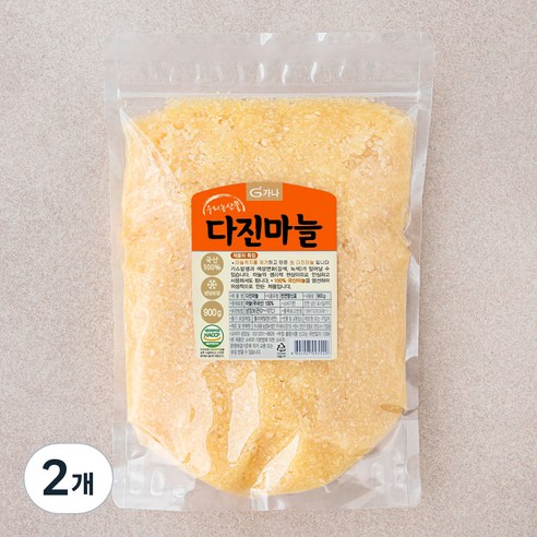 가나 다진마늘, 900g, 2개