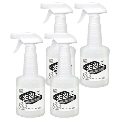 생활공식 초강력 욕실청소세제, 600ml, 4개