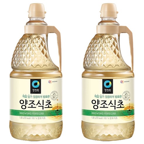 청정원 양조식초, 1.8L, 2개