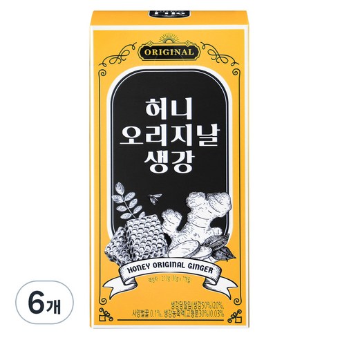 다미즐 허니 오리지날 생강 액상차, 30g, 7개입, 6개