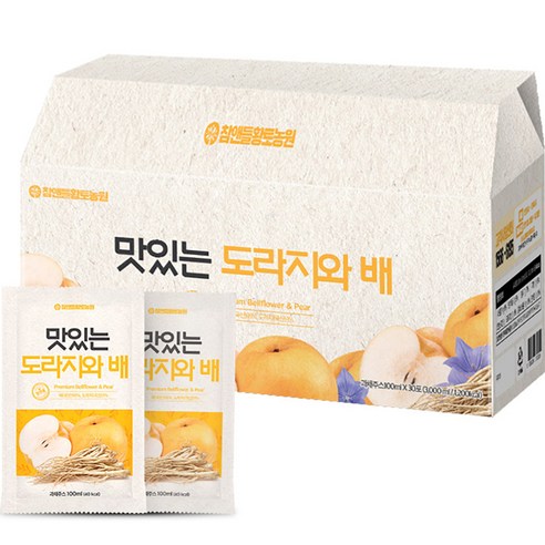 황토농원 맛있는 도라지와 배즙, 3000ml, 1개 건강즙