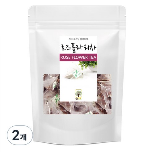 삼각티백 로즈플라워차, 0.5g, 100개입, 2개