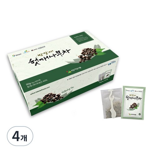 박달재한방웰빙식품 헛개나무 티백차 50개입, 1g, 4개