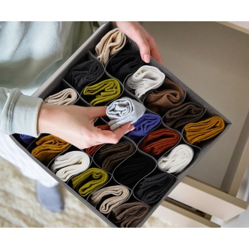깔끔하고 편리한 정리의 세계: 모티나 패브릭 양말 속옷 보관함