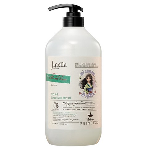 제이멜라 인 프랑스 디즈니 포레스트 듀 헤어 퍼퓸샴푸 아로마틱 그린향, 1000ml, 1개