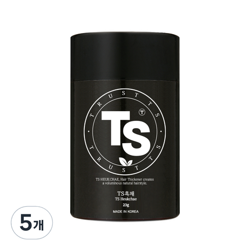 TS 흑채 23g, 흑갈색, 5개