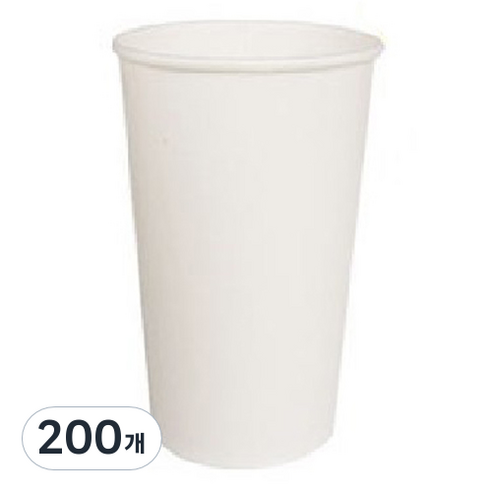 무지 종이컵 400ml, 1개입, 200개