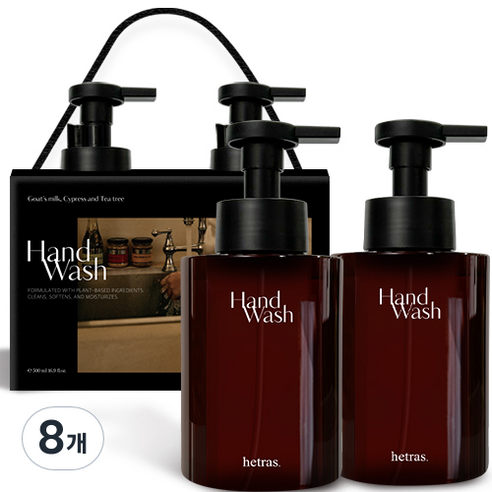헤트라스 퍼퓸 버블 핸드워시 호텔우드, 515ml, 8개
