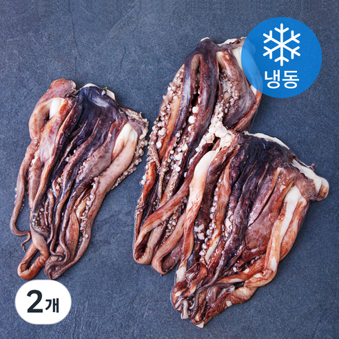 고등어청년 대왕 오징어 다리 (냉동), 2개, 1kg
