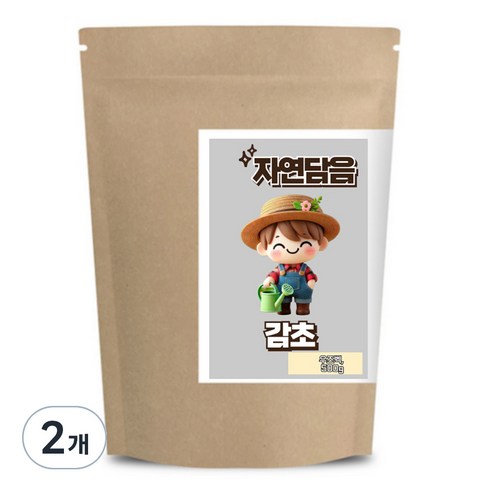 자연담음 감초, 500g, 2개