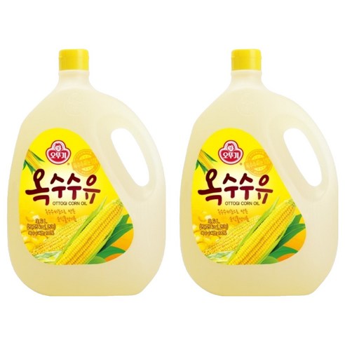 오뚜기 옥수수유, 2개, 3.6L