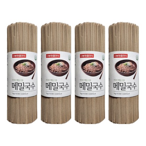 더봉평클래식 메밀국수, 1kg, 4개