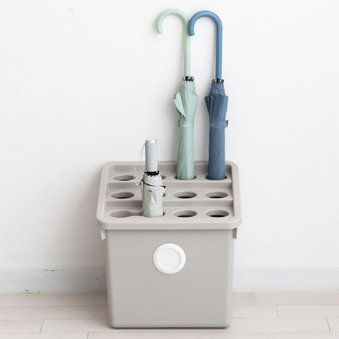 공간에 예술을 더하다: 올리빙 도트 모듈 우산꽂이, 연그레이 카페우산꽂이