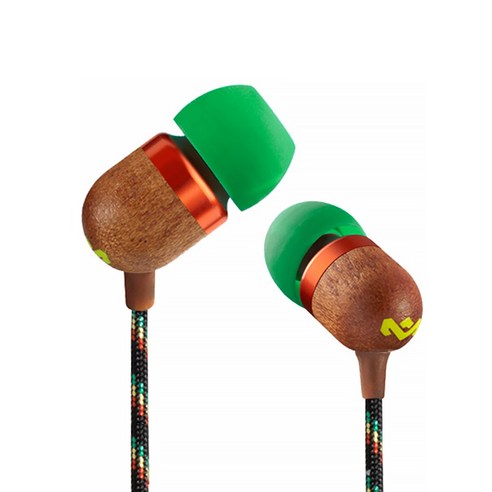 MARLEY Smile Jamaica IN-EAR 1CT 이어폰 EM-JE041, EM-JE041-RAG, 그린