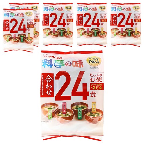 마루코메 료테이노 아지 24식 즉석식품, 432g, 6개