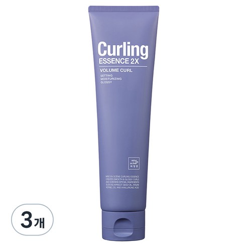 미쟝센 컬링 에센스 2X 볼륨컬, 3개, 150ml