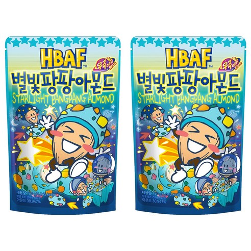 HBAF 별빛팡팡아몬드, 190g, 2개